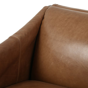 Bauer Leather Chair-Warm Taupe Dakota