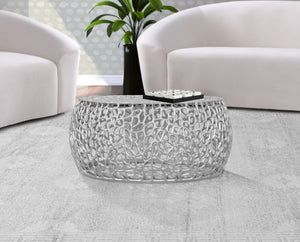 Glen Coffee Table In Silver