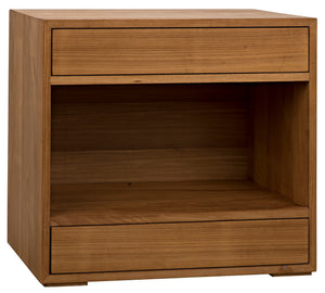 SL05 Side Table, Gold Teak