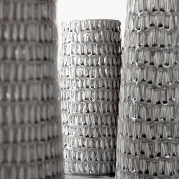 Somerville Vase in Oyster Silver