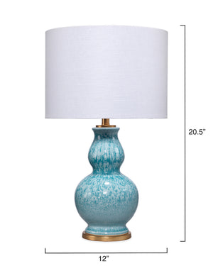 Whitney Ceramic Table Lamp, Blue