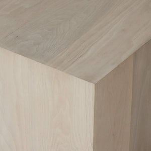 Hudson Large Square Coffee Table - Ashen Walnut