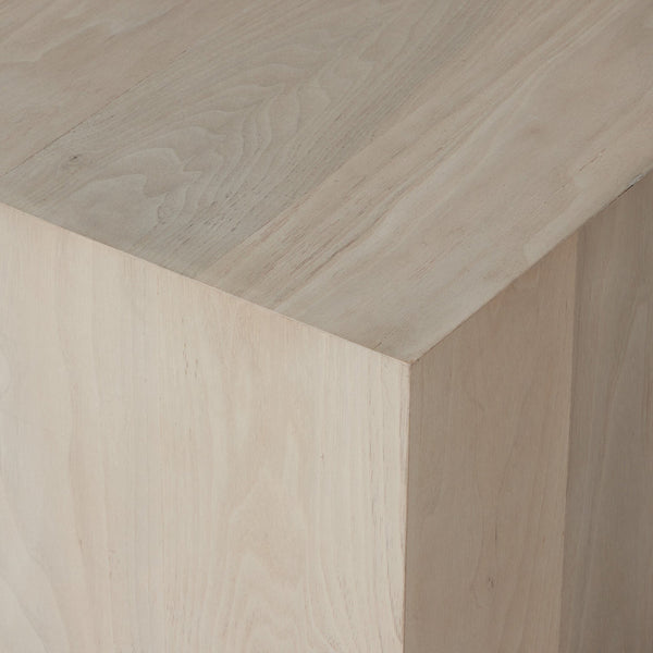 Hudson Large Square Coffee Table - Ashen Walnut