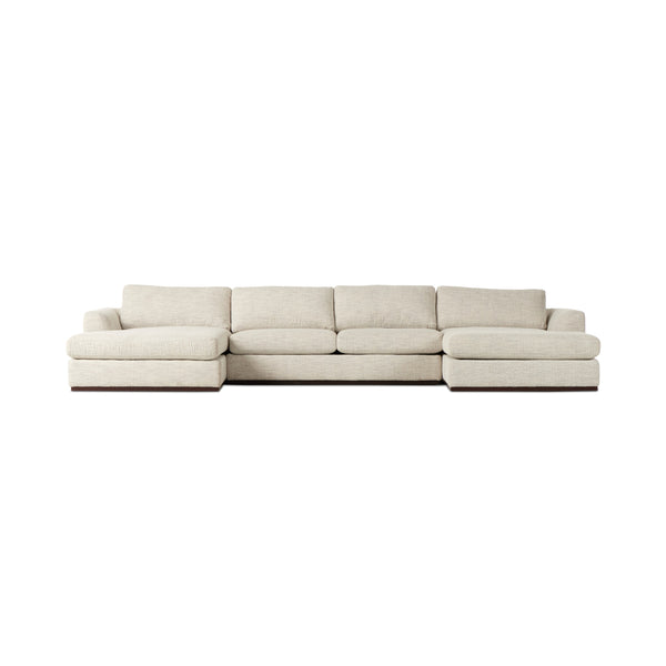 Colt 3Pc U Sectional In Merino Cotton