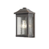 Morgan SC13100RU Outdoor Wall Light in Rust