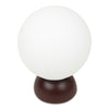 Moe's Ovi Table Lamp with Opal Globe in Deep Red