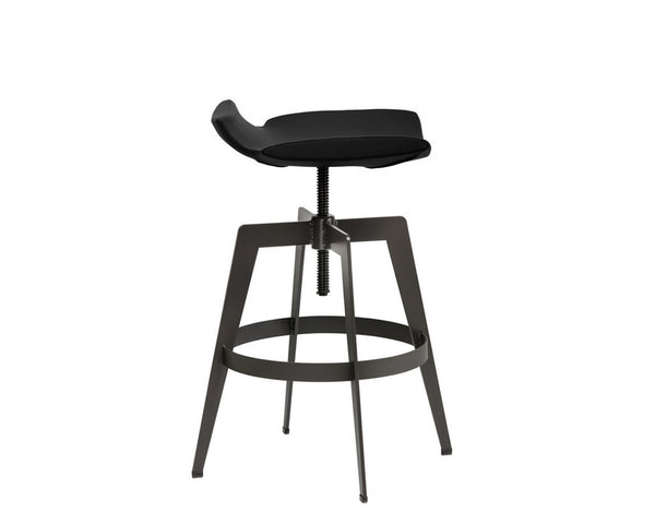 BANCROFT ADJUSTABLE BARSTOOL - ONYX
