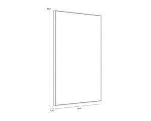 FACE TO FACE (SET OF 2) - 40" X 60" - BLACK FLOATER FRAME