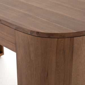 Pilar Desk in Caramel Brown Veneer