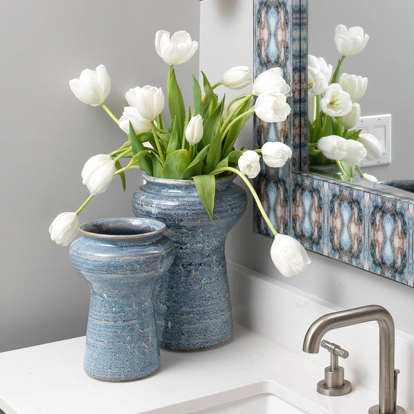 Snorkel Ceramic Decorative Set of 2 Vases