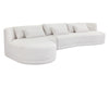 LAKEN SOFA CHAISE - LAF - COPENHAGEN WHITE