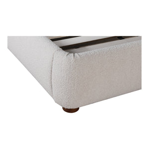 Colin King Bed with Velvet Upholstery