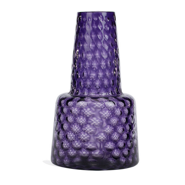 Optic Amethyst Glass Vases