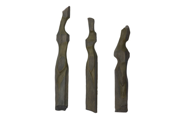 Cast Women Wall Art, E, Splinter Stone Finish