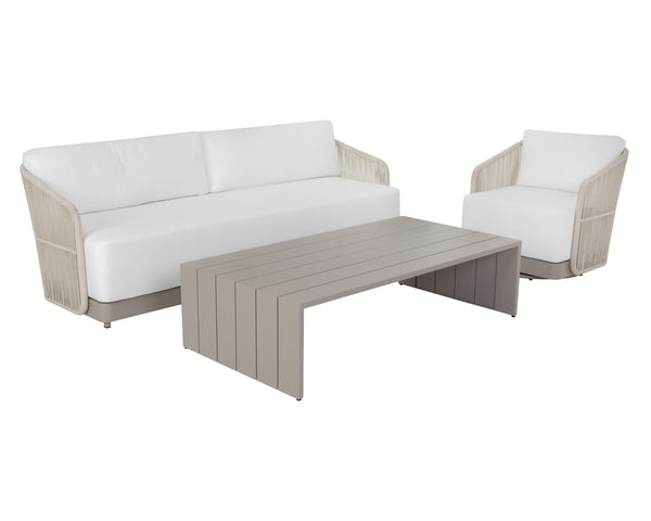 ALLARIZ SOFA - GREIGE - STINSON WHITE