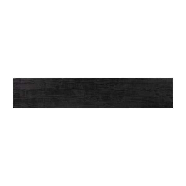 Matthes Console Table In Aged Black Pine
