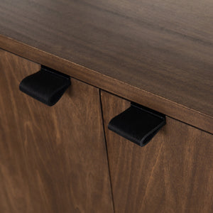 Trey Modular Wall Desk W/ 2 Bookcases - Auburn Poplar