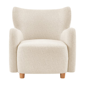 Tiffany KD Boucle Accent Arm Chair, Palladian Beige