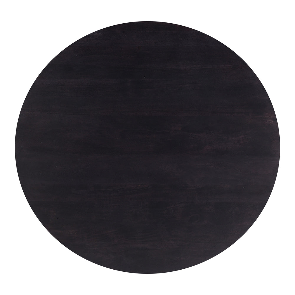 Bradbury Large Black Coffee Table, Acacia Wood