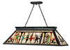 Tiffany Billiard 4 Light Billiard Light in Matte Black  Finish