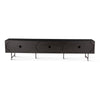 Verbania 98" Plasma Cabinet, Matte Black