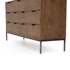 Trey 7 Drawer Dresser In Auburn Poplar