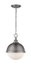 Peyton 2 Light Mini Pendant in Antique Nickel Finish
