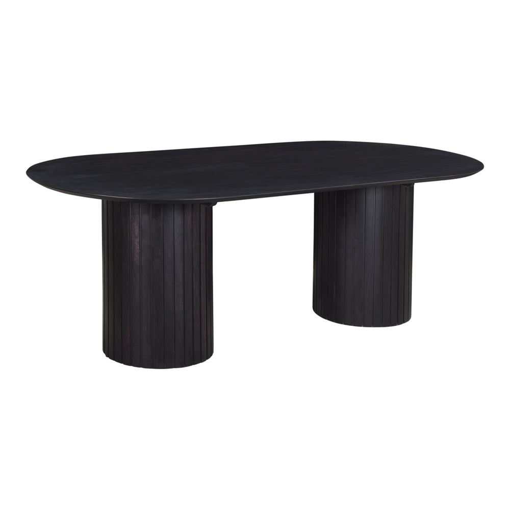 Povera Dining Table Black Acacia Wood