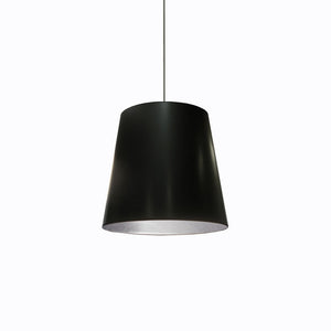 1LT Oversized Drum Pendant,Medium - Blk/Slv