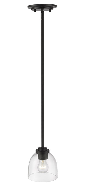 Ashton  1 Light Mini Pendant in Bronze Finish