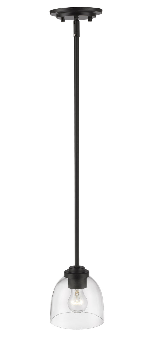 Ashton  1 Light Mini Pendant in Bronze Finish