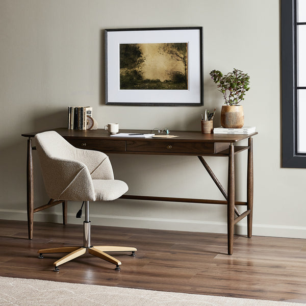 Markia Desk in Aged Oak