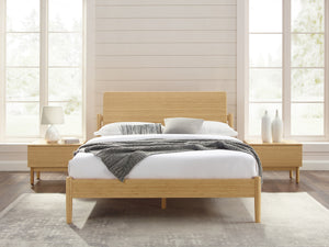 Monterey King Platform Bed, Wheat