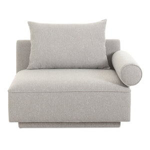 Rosello Right Arm Facing Chair in Light Grey