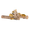 Birch Logs with Shelf Mushroom Wall Play Set of 3