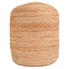 Madeira Jute Pouf - Handwoven Braided Texture