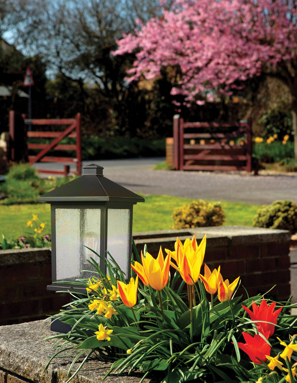 Portland 1 Light Outdoor Pier Mount Light in Oil Rubbed Bronze Finish