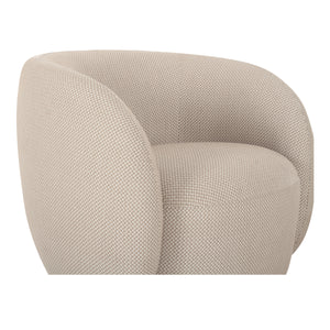 Moe's Rae Outdoor Accent Chair in Beige Check