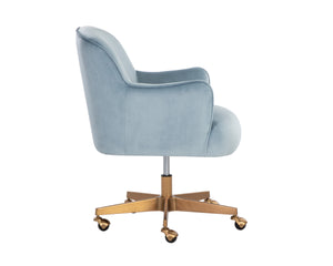 KARINA OFFICE CHAIR - CORNFLOWER BLUE SKY