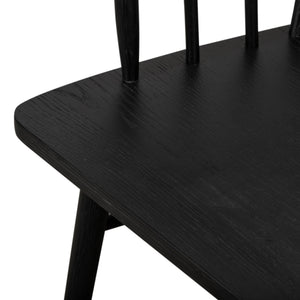 Aspen Large Bench In Black Oak