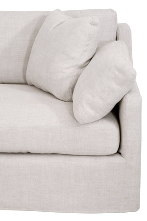 Lena Modular Slipcover 2-Seat Right Slope Arm Sofa