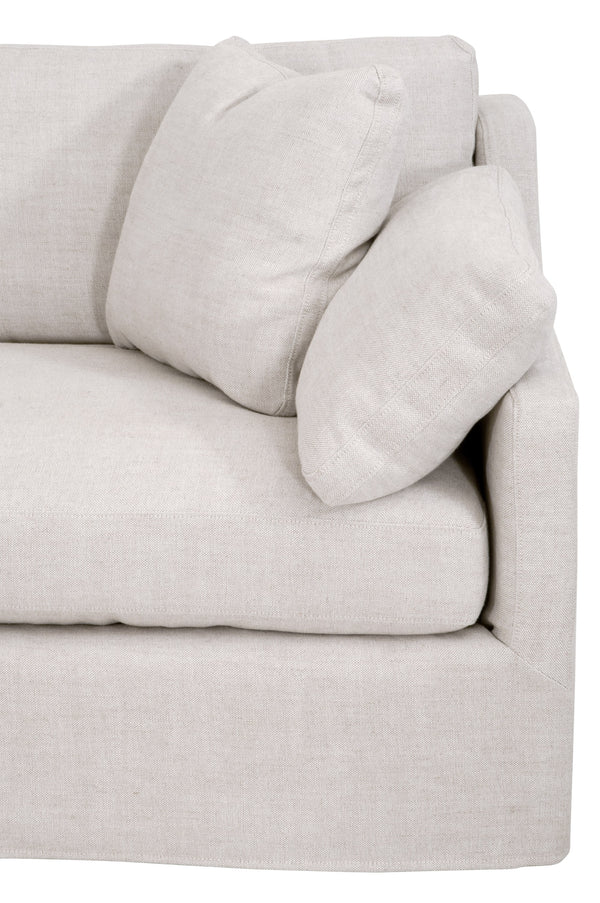 Lena Modular Slipcover 2-Seat Right Slope Arm Sofa