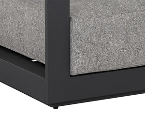 TAVIRA ARMCHAIR - CHARCOAL - LANIKAI SALT AND PEPPER