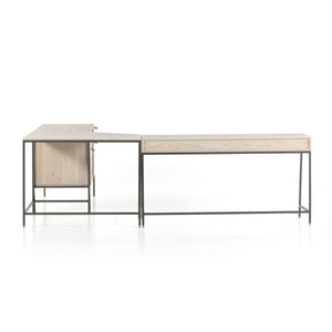Trey Desk System - Dove Poplar