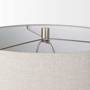 Piven White w/Antiqued Wash Textured Ceramic Table Lamp