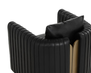 ALIX LOUNGE CHAIR - CANTINA BLACK