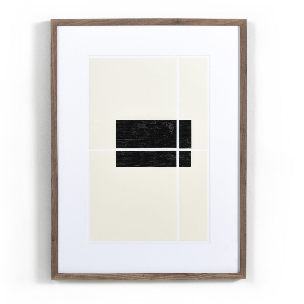 Equitable II by FH Art Studio In 234521 And 001 And 24.0x32.0 And Rustic 2.5 Walnut And Medium