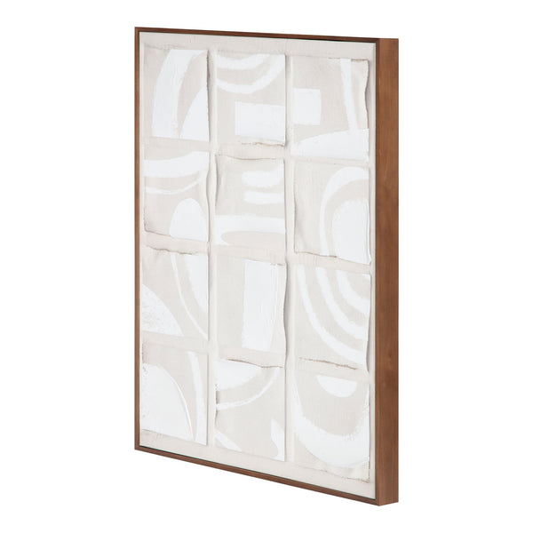 Unfold 2 Framed Print by Moe's - Multicolor