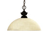 Challenger/Riviera Bronze 1 Light Pendant in Bronze Finish