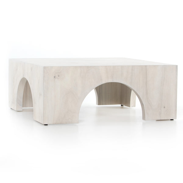 Fausto Coffee Table In Bleached Guanacaste